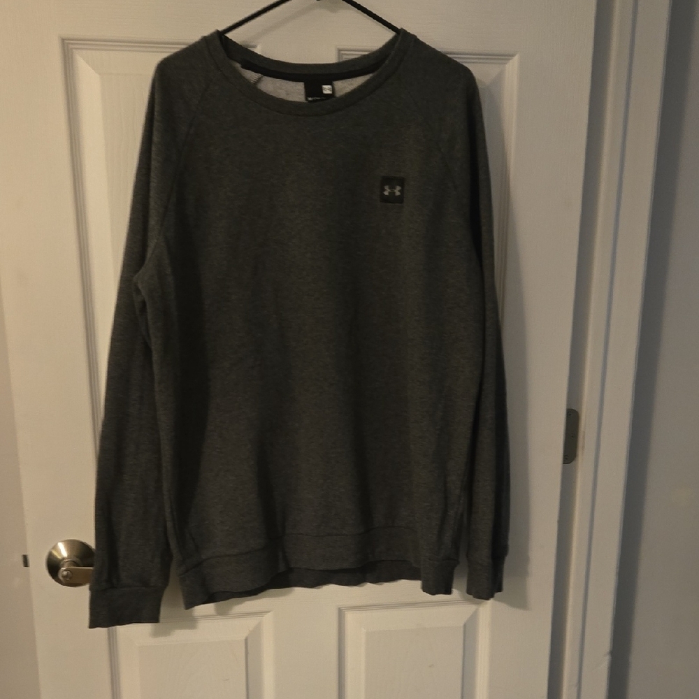 Under Armour Men's Dark Gray Crewneck Sweater